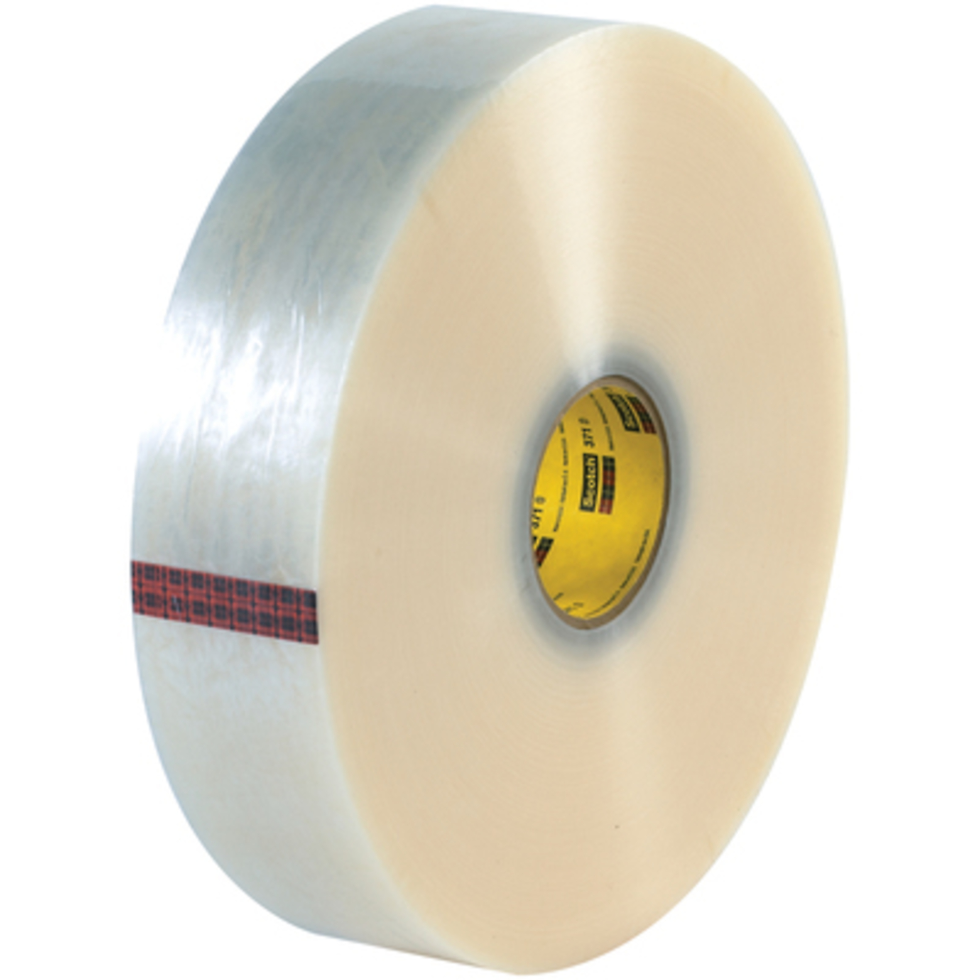 Scotch Clear Carton Sealing Tape - 2in. x 1500 yds., Polypropylene, Waterproof, Model# T910371